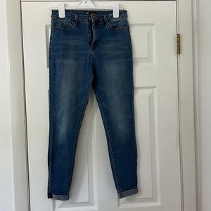 Ankle high rise stretch jean